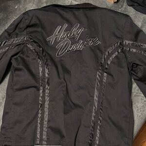 Harley-Davidson Black Embroidered Jacket